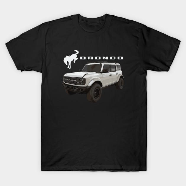 White bronco t shirt deals